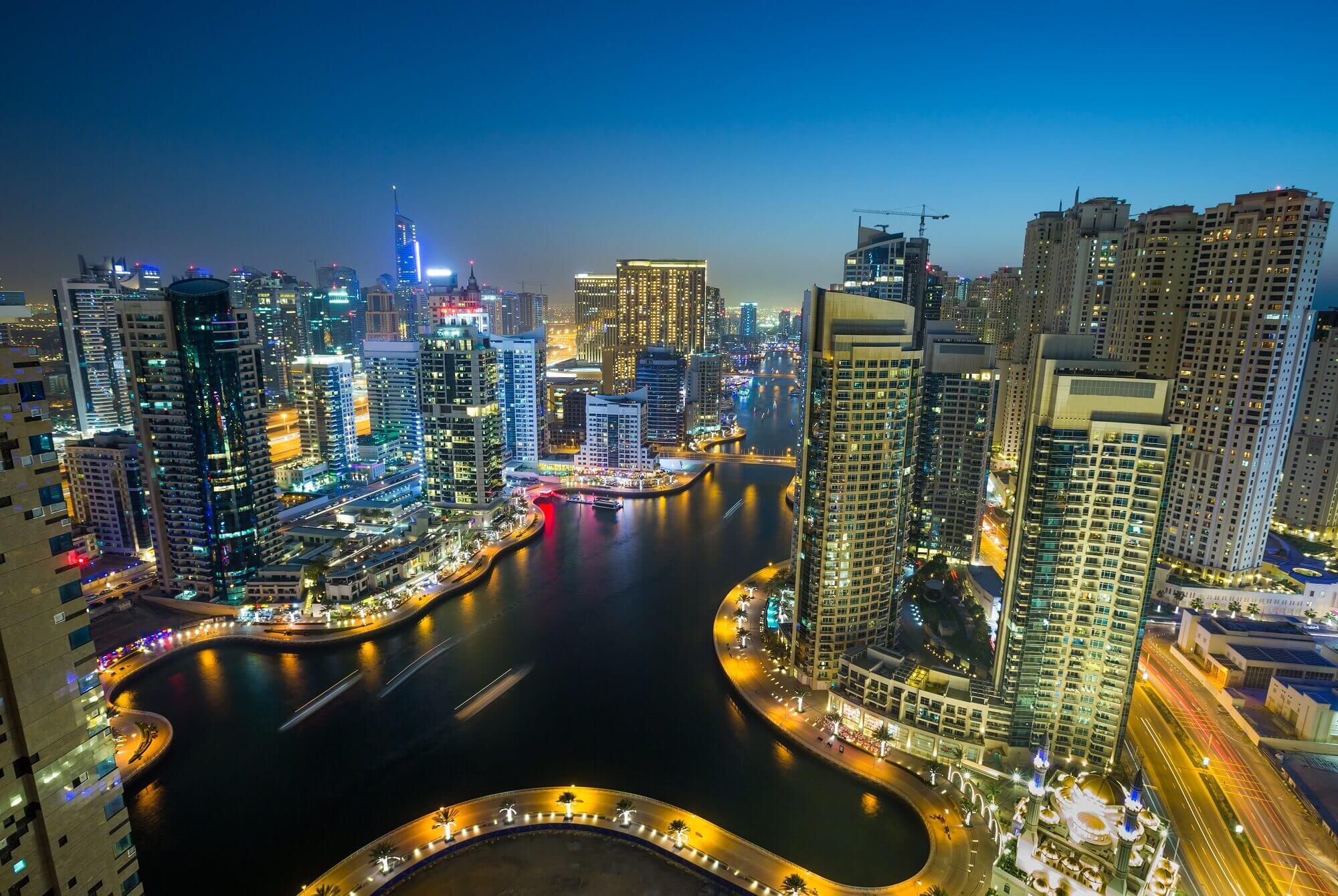 The Dubai Marina District