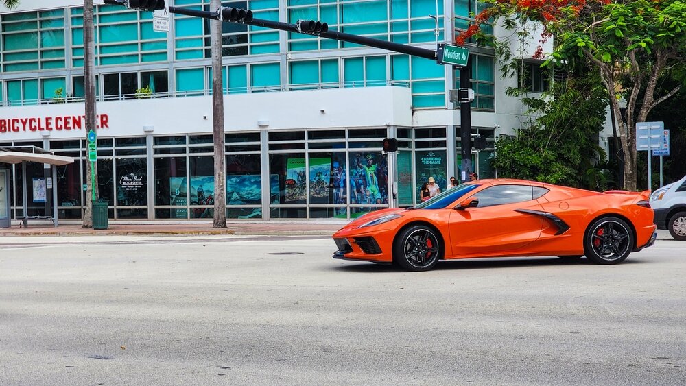 lambo aventador miami streets