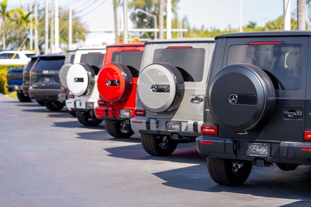 Mercedes G wagon Miami streets