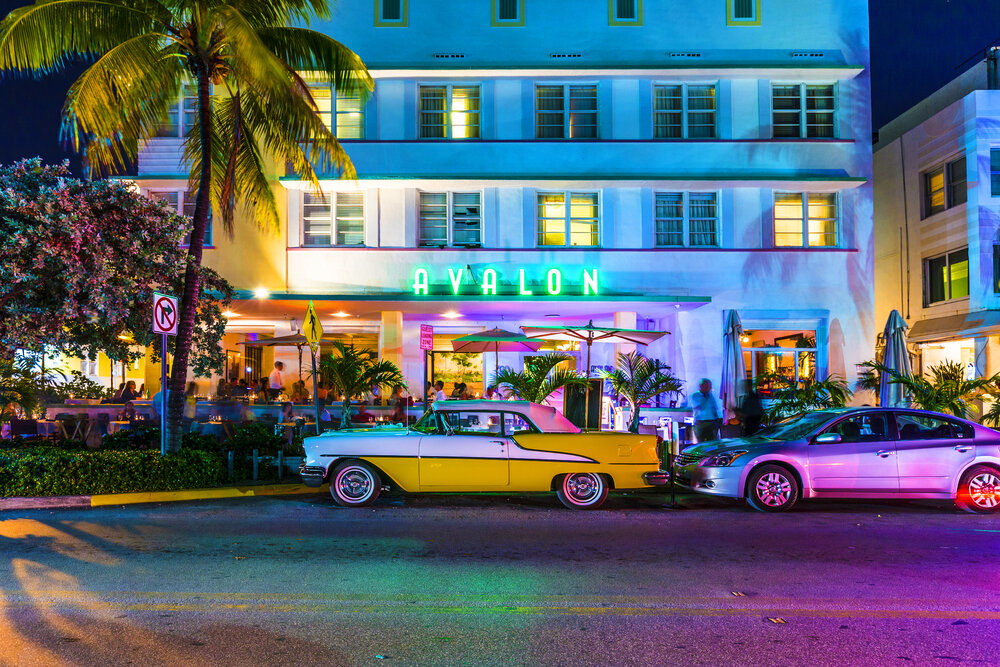 retro cars miami