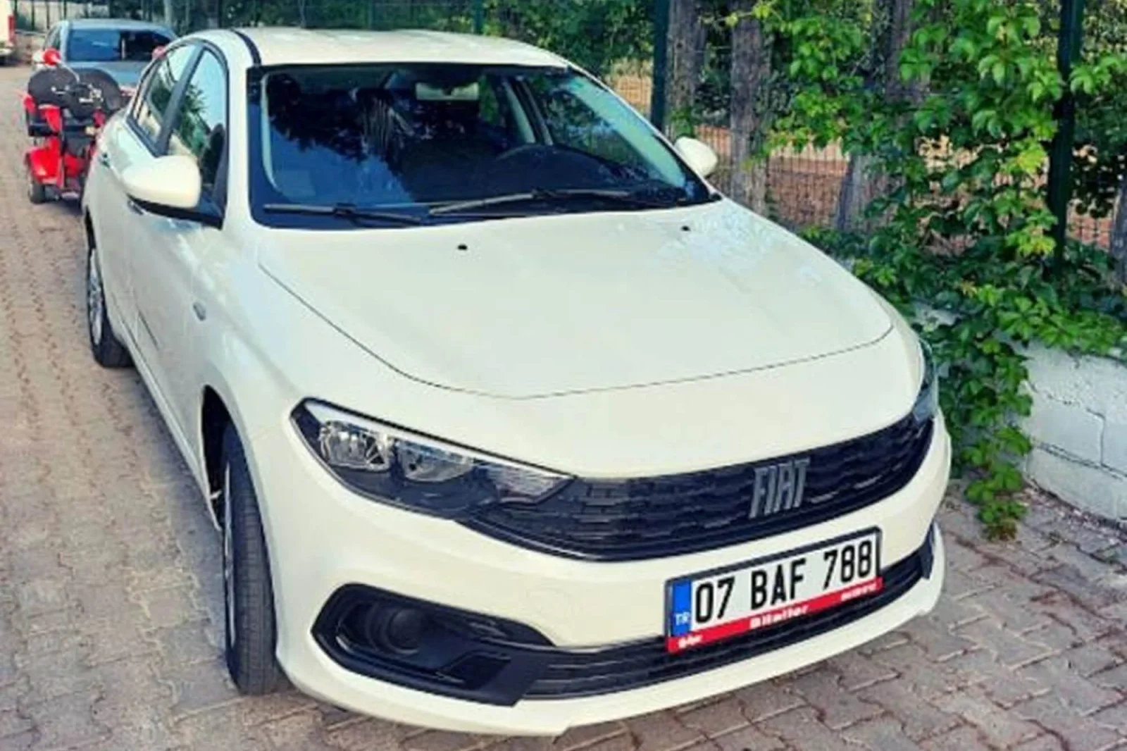 Rent Fiat Egea  White 2022 in Kemer