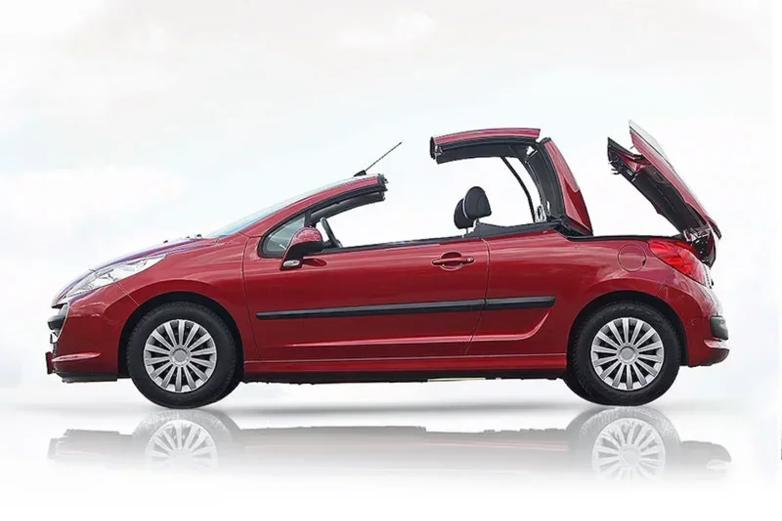 Miete Peugeot 207 CC Cabrio Rot 2010 in der Kemer