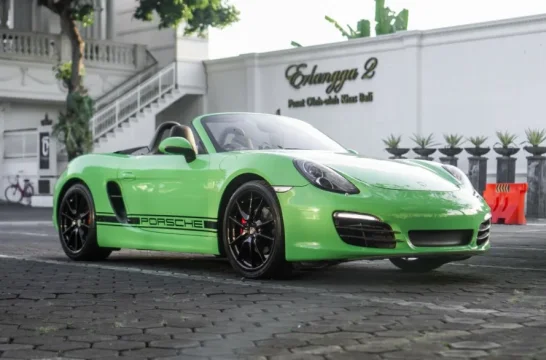 Porsche Boxster Green 2012