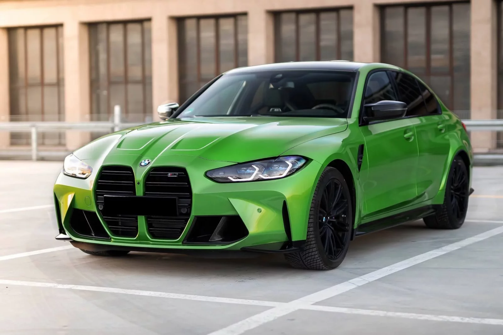Rent BMW M3  Green 2022 in Dubai