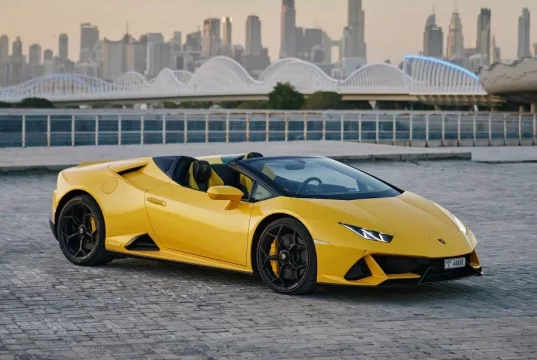 Lamborghini Huracan Evo Spyder Yellow 2021