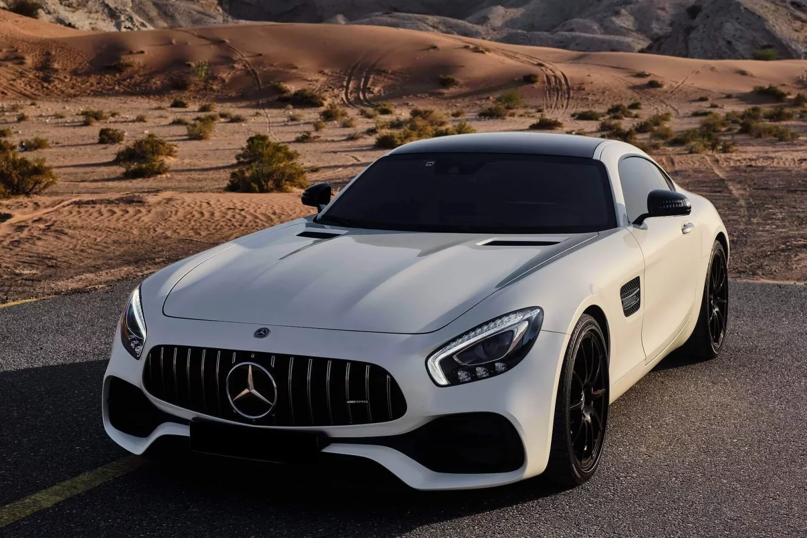 Rent Mercedes-Benz AMG GT S White 2021 in Dubai