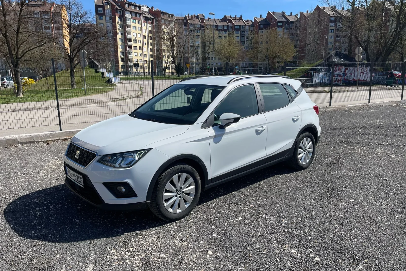 Rent SEAT Arona  White 2023 in Sarajevo