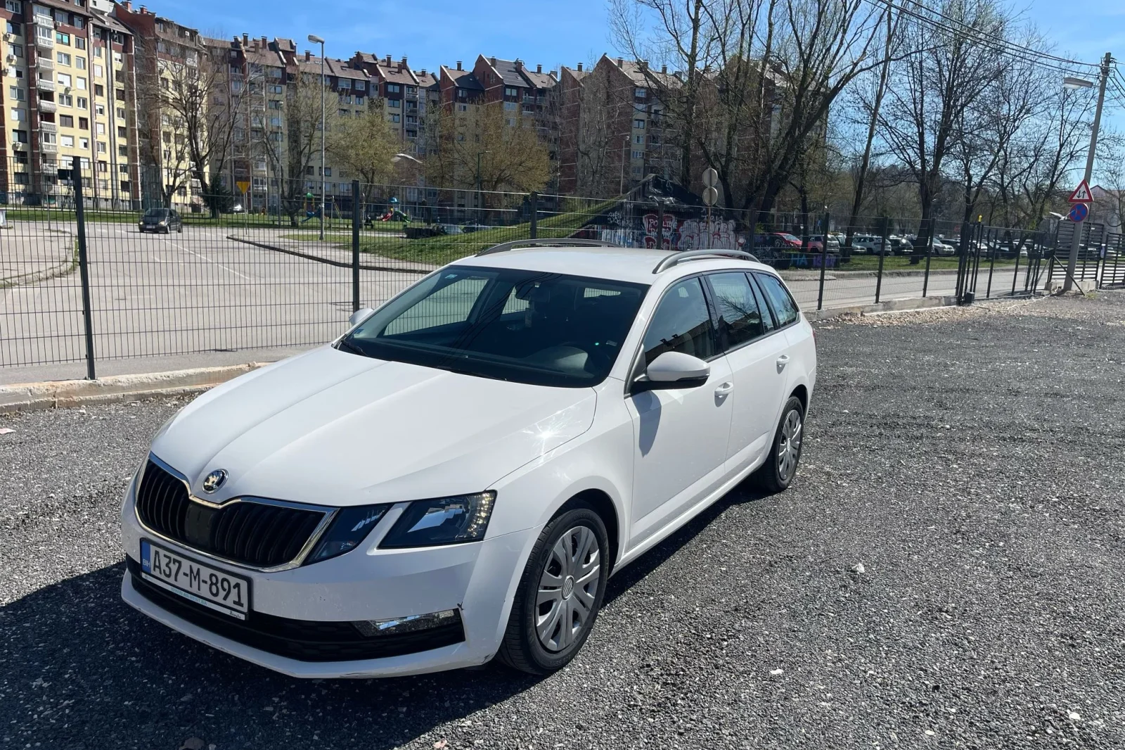 Rent Skoda Octavia  White 2021 in Sarajevo