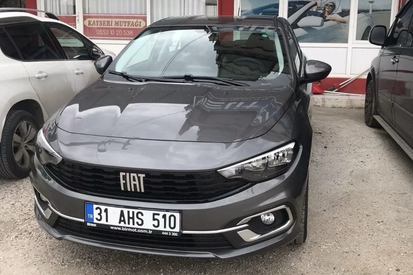 Rent Fiat Egea  Grey 2022 in Antalya