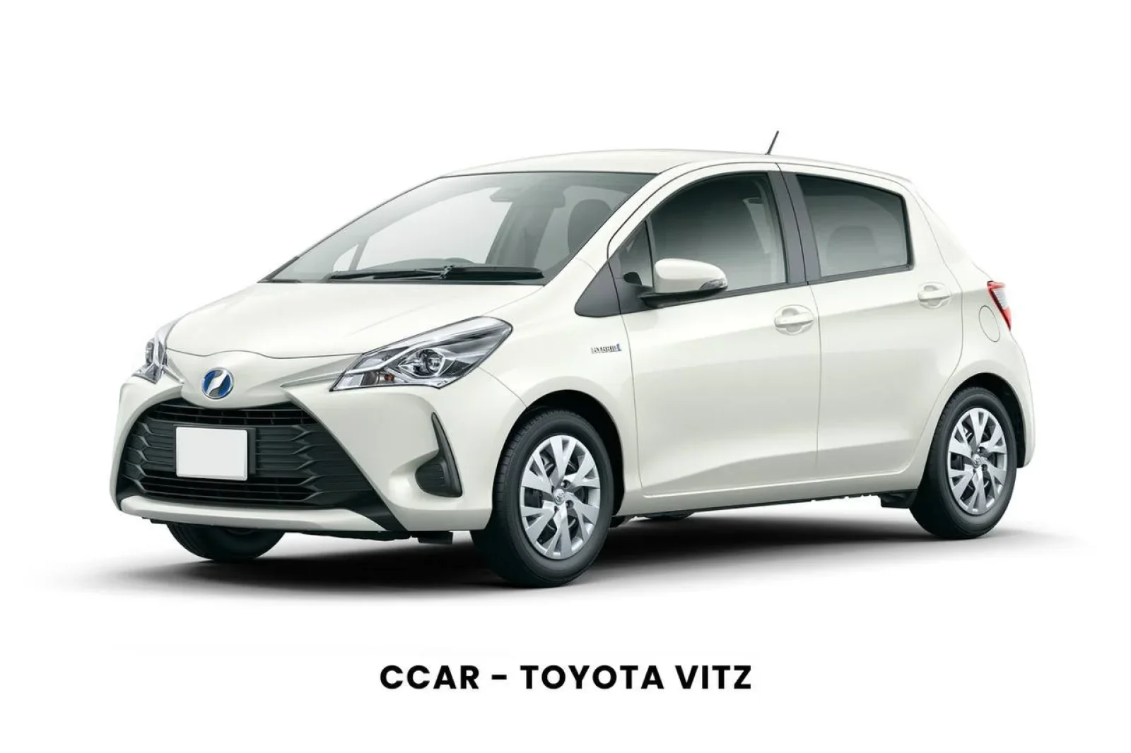 Miete Toyota Vitz  Weiß 2019 in der Colombo