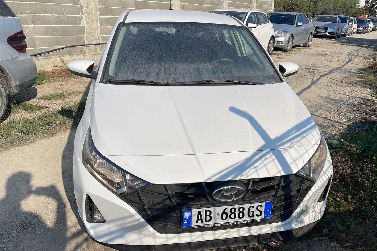 Rent Hyundai i20  White 2022 in Tirana