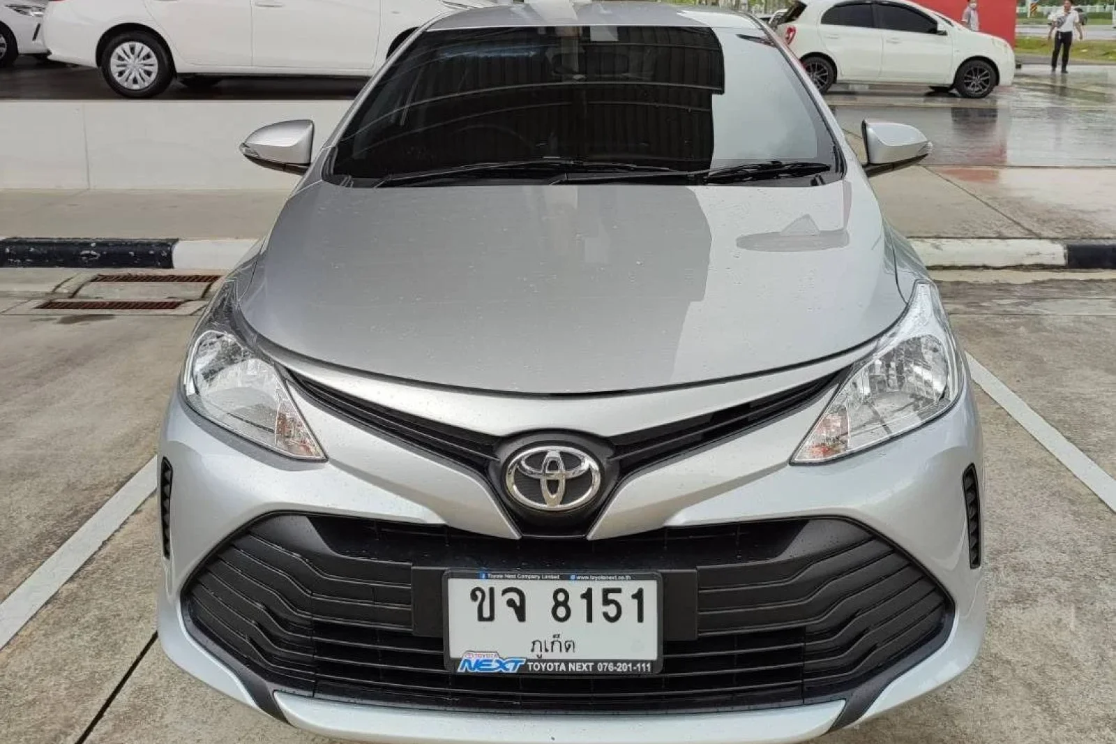 Rent Toyota Vios  Silver 2021 in Phuket