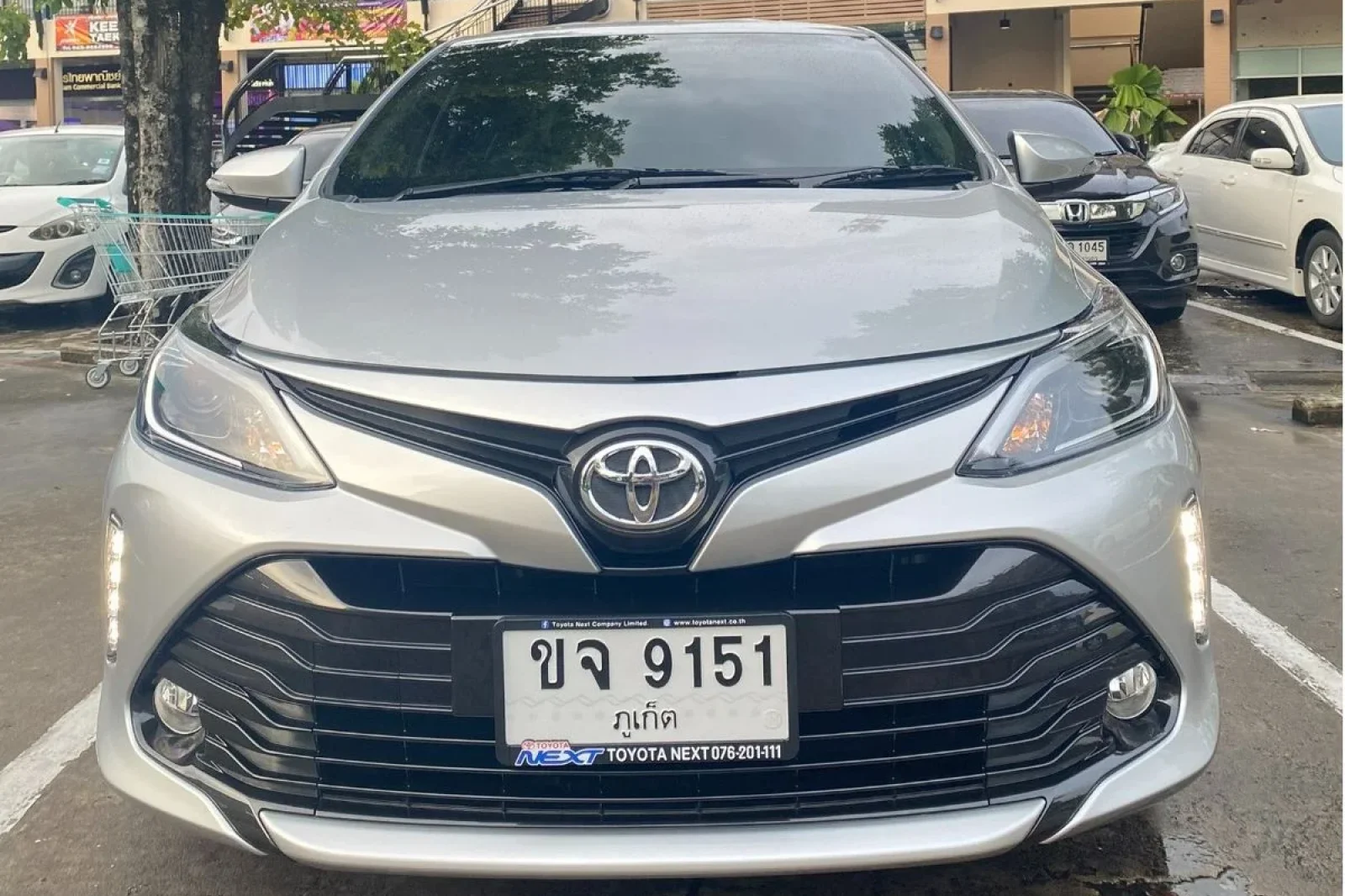 Rent Toyota Vios  Silver 2022 in Phuket