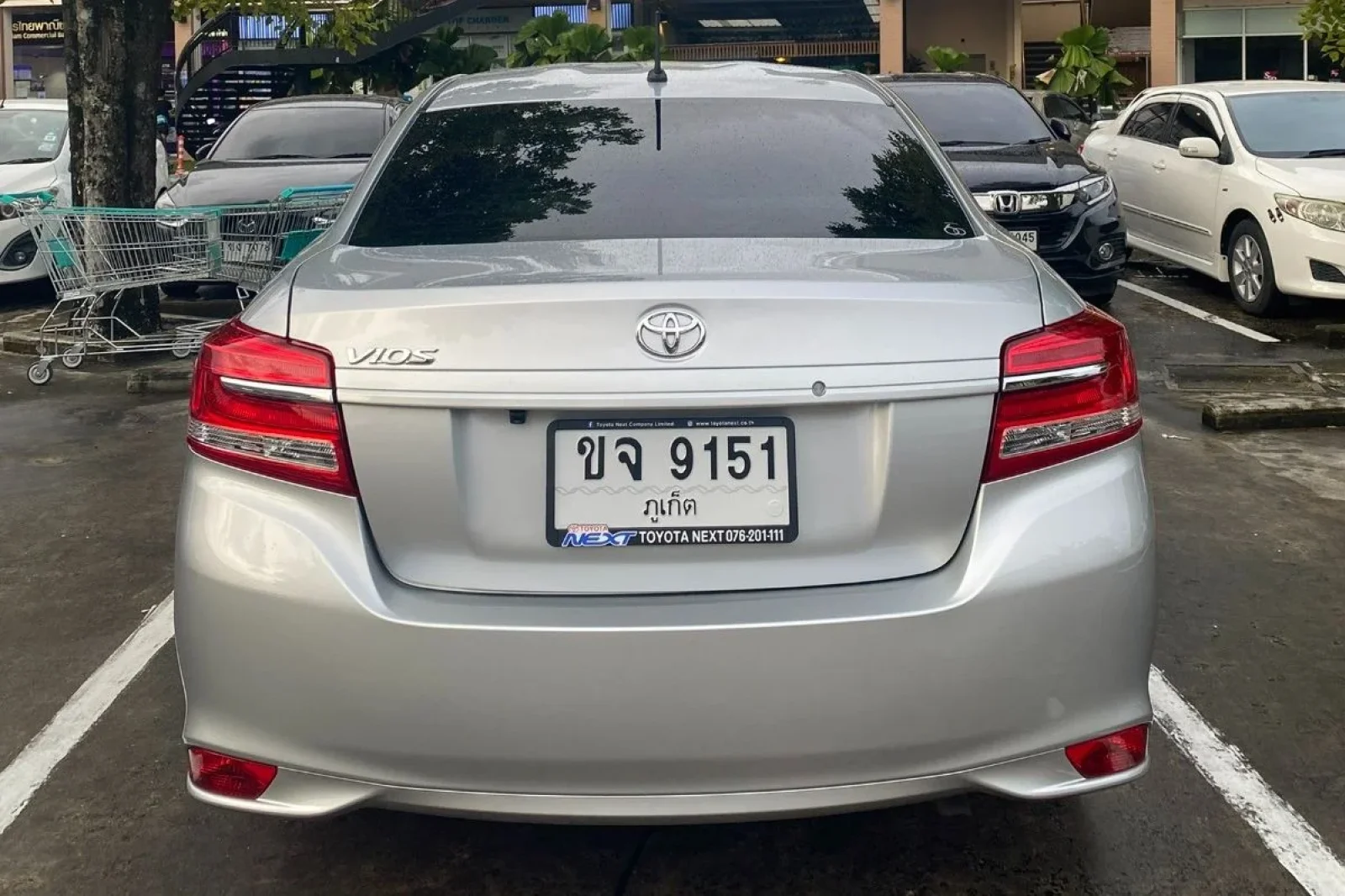 Rent Toyota Vios  Silver 2022 in Phuket - 8 