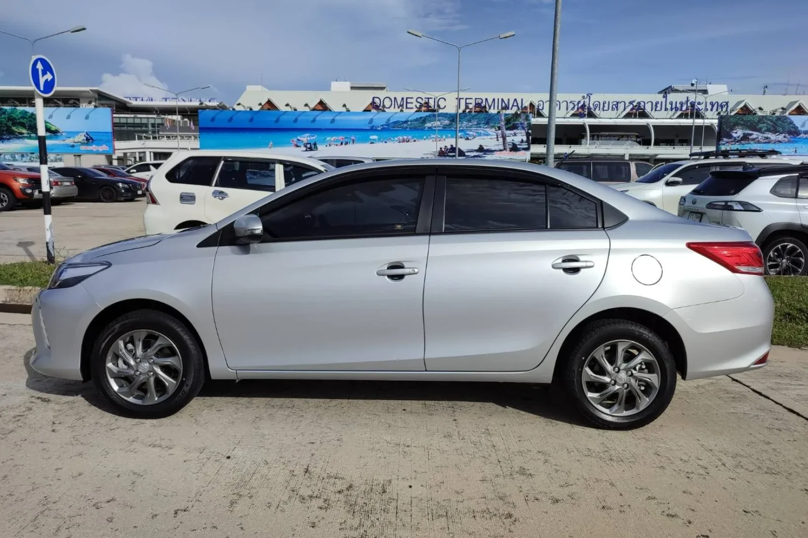 Rent Toyota Vios  Silver 2022 in Phuket - 6 