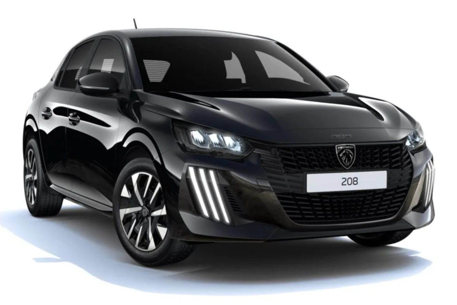 Huren Peugeot 208  Zwart 2025 in Taza