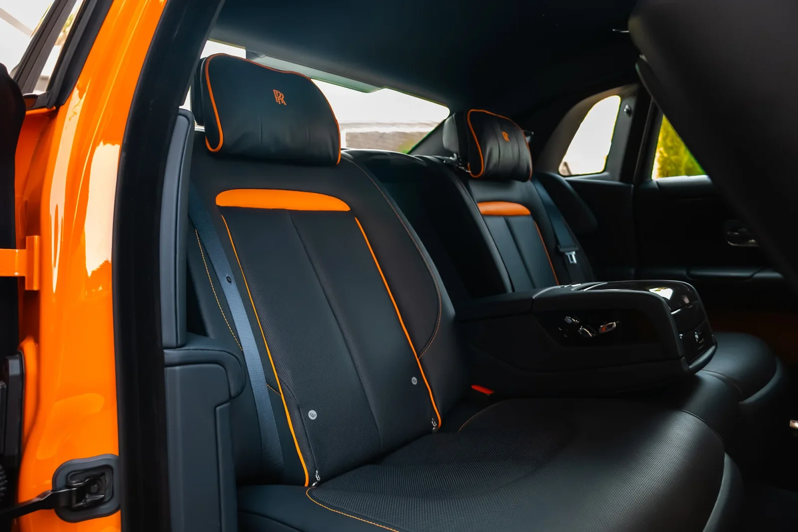 Rent Rolls-Royce Ghost  Orange 2023 in Abu Dhabi - 10 
