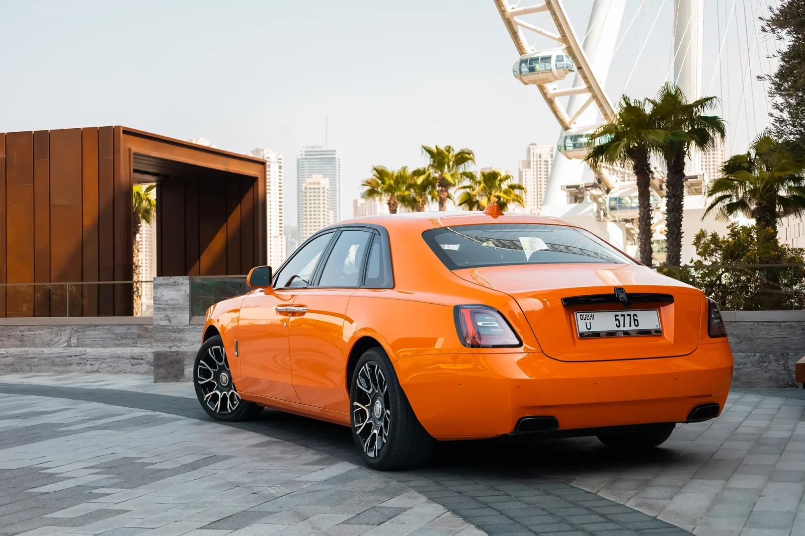 Rent Rolls-Royce Ghost  Orange 2023 in Abu Dhabi - 11 