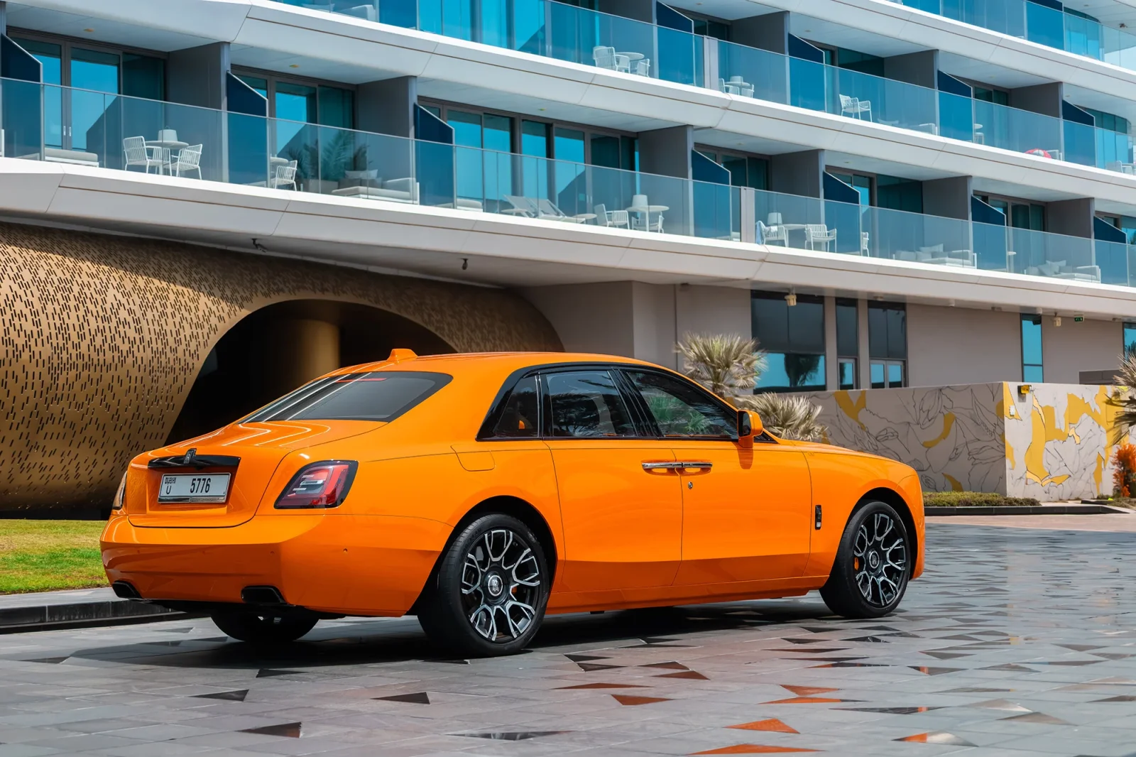Rent Rolls-Royce Ghost  Orange 2023 in Abu Dhabi - 8 