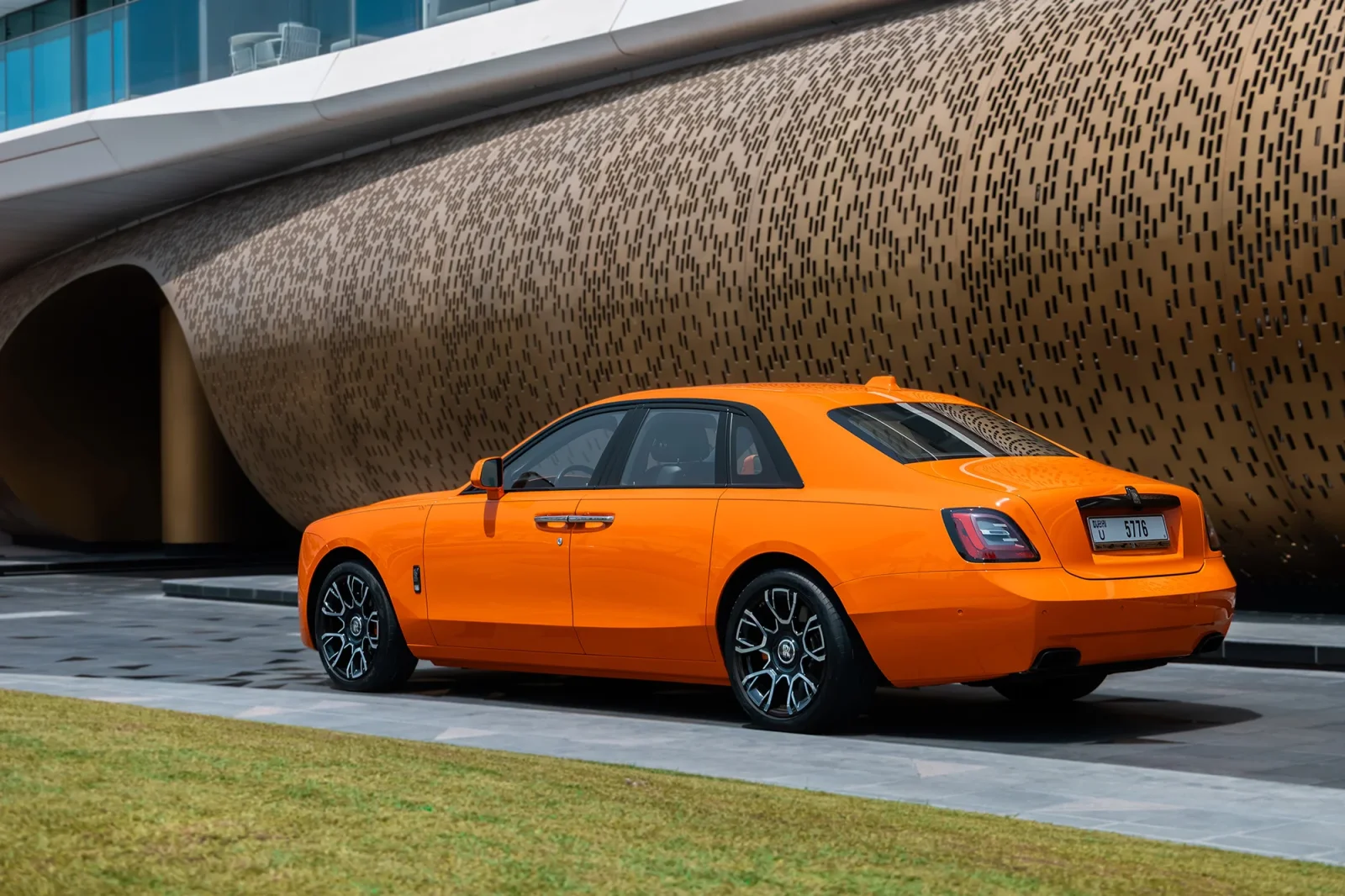 Rent Rolls-Royce Ghost  Orange 2023 in Abu Dhabi - 2 