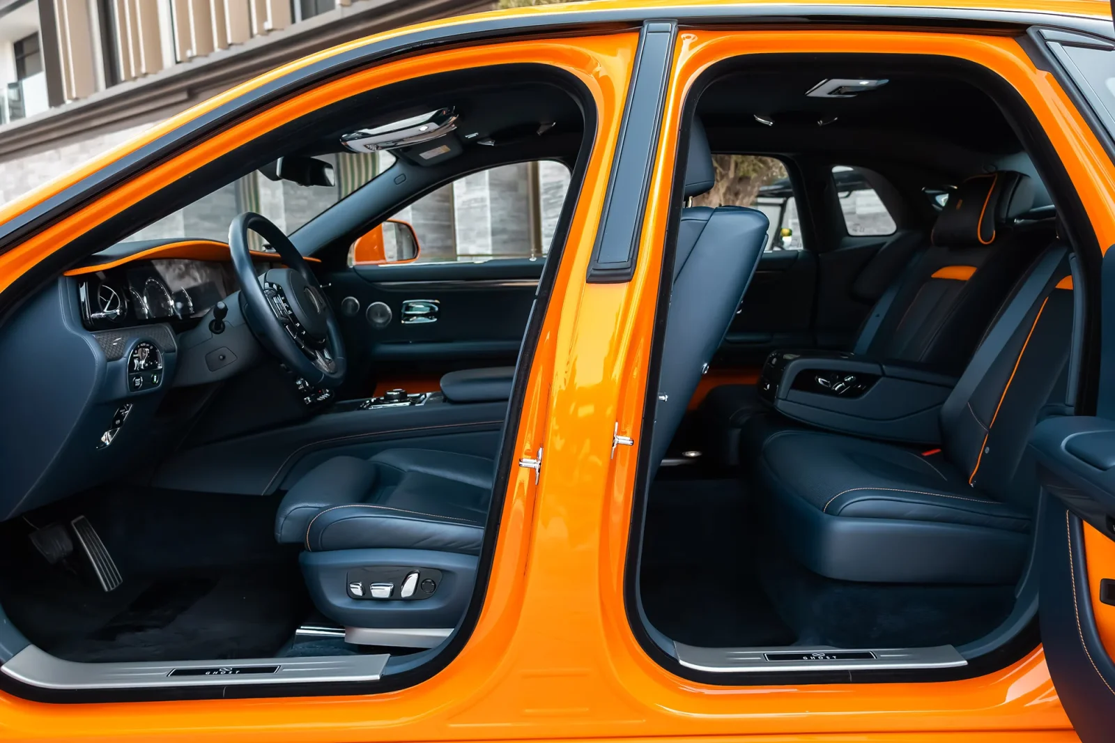 Rent Rolls-Royce Ghost  Orange 2023 in Abu Dhabi - 6 