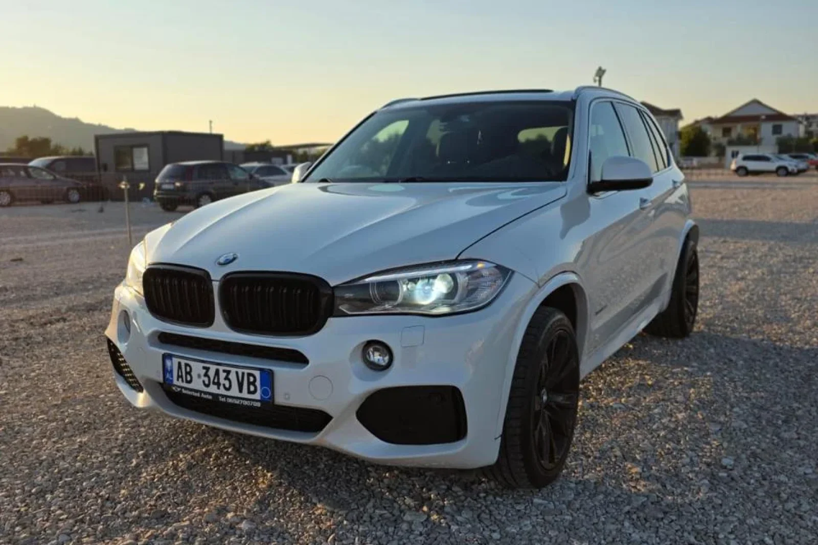 Rent BMW X5  White 2016 in Tirana