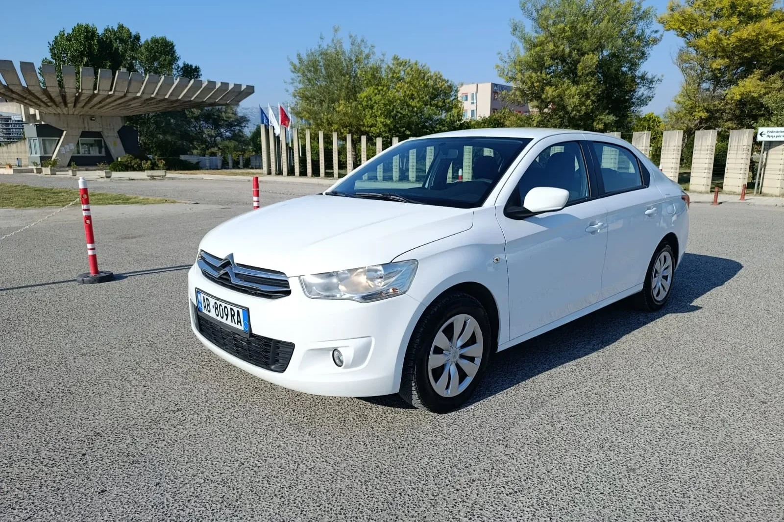 Rent Citroen C-Elysee  White 2016 in Tirana