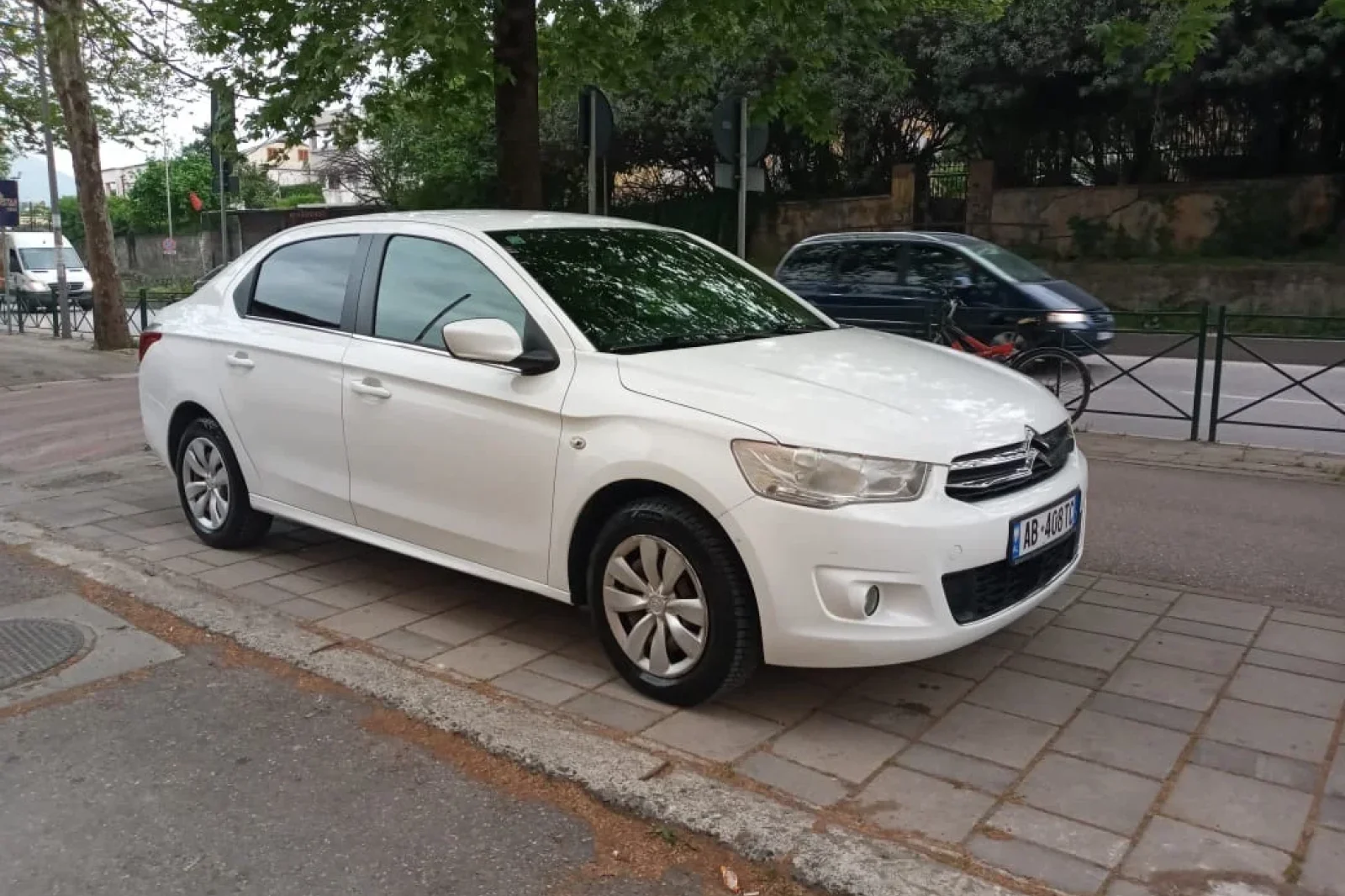 Rent Citroen C-Elysee  White 2016 in Tirana