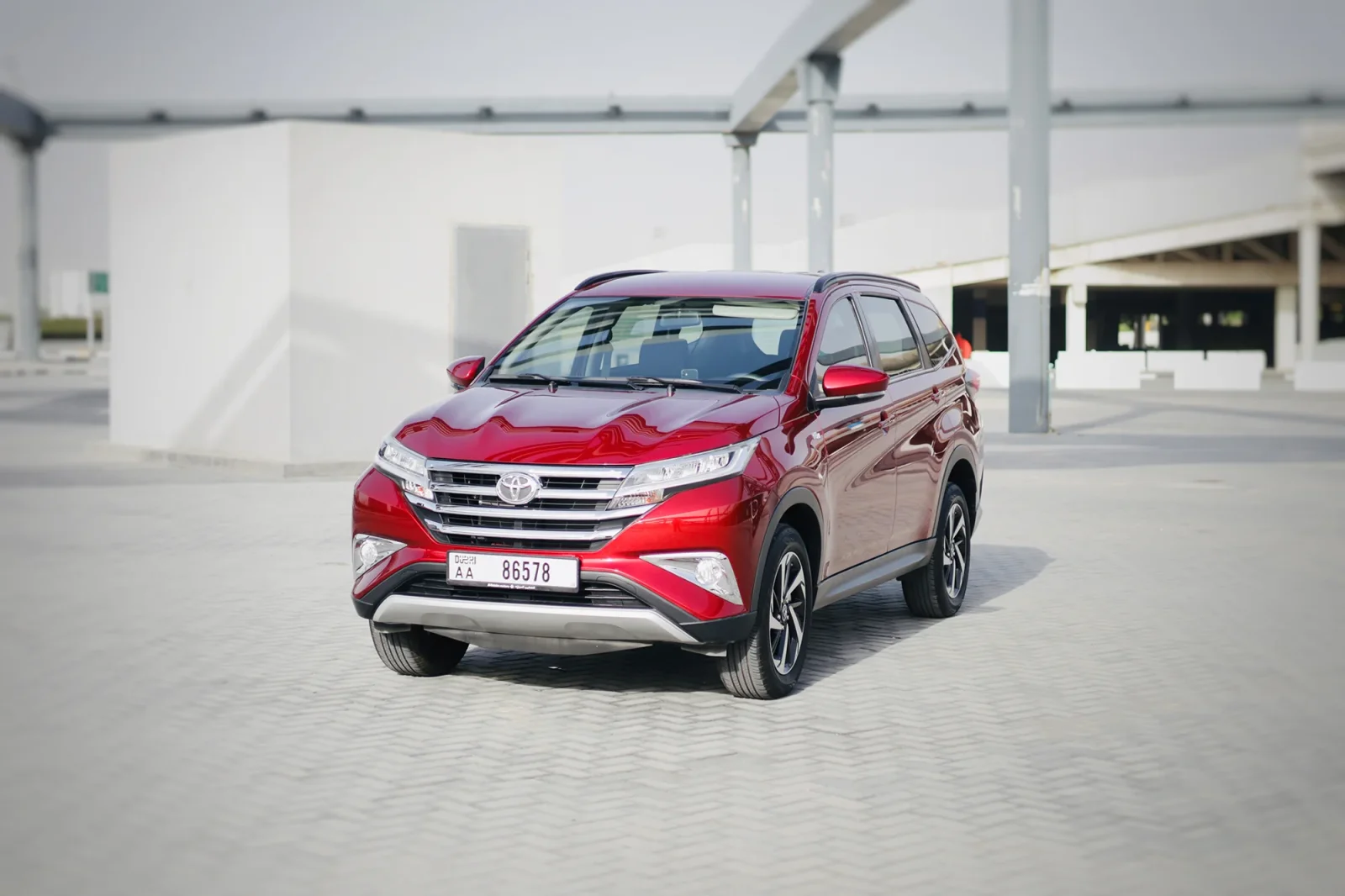 Rent Toyota Rush  Red 2023 in Abu Dhabi - 10 