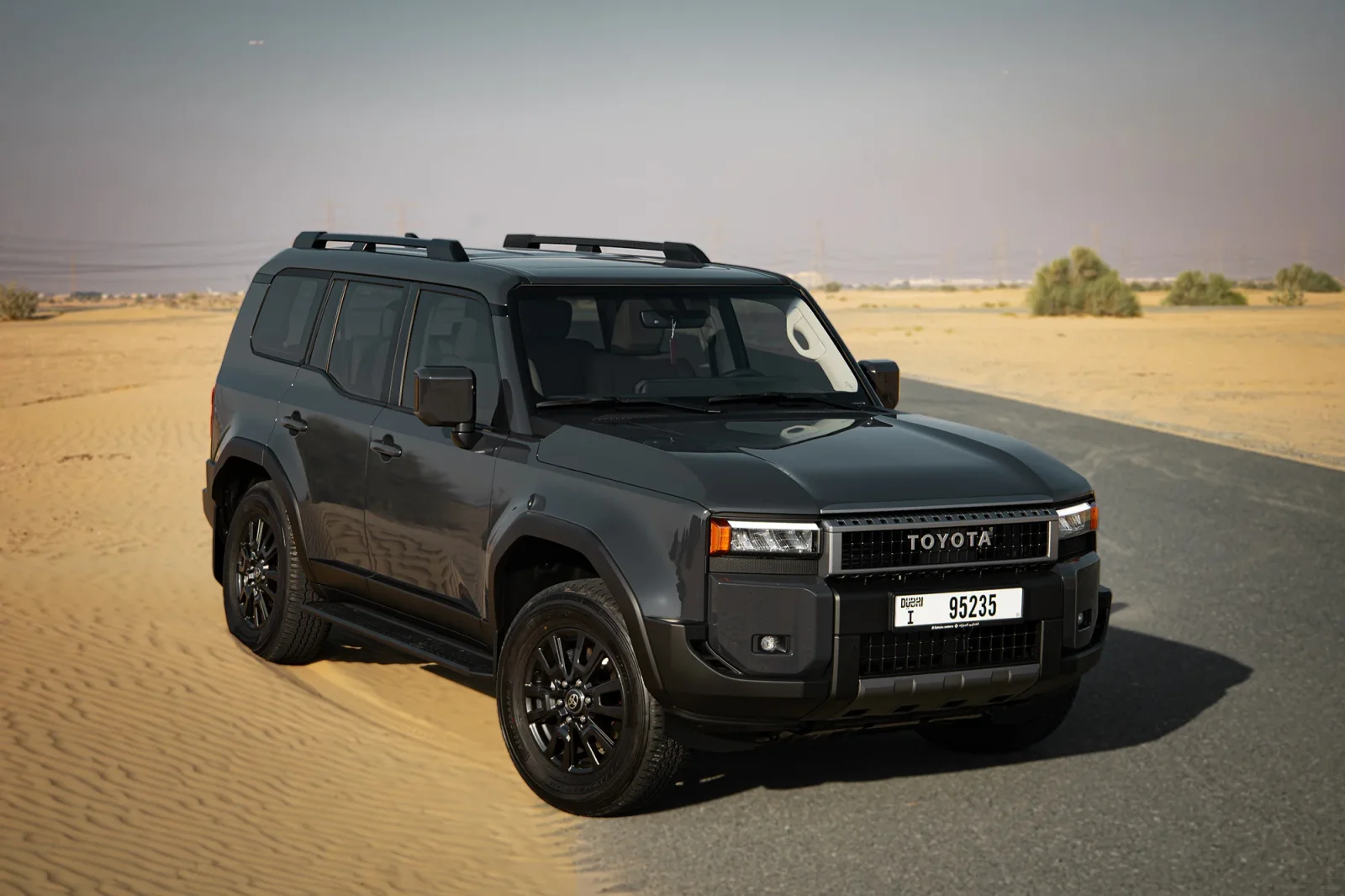 Rent Toyota Land Cruiser Prado 250 Grey 2025 in Abu Dhabi - 6 