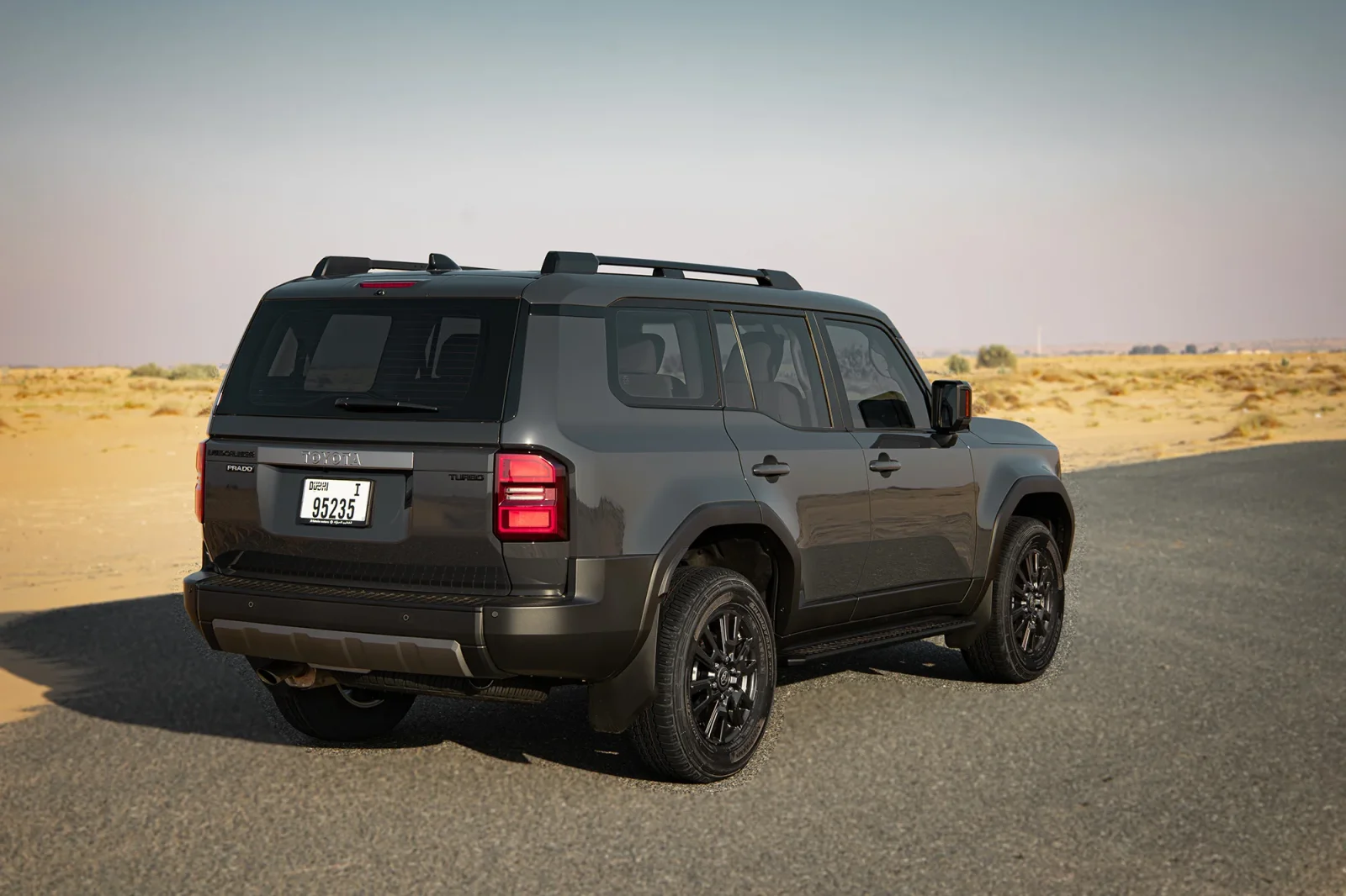 Rent Toyota Land Cruiser Prado 250 Grey 2025 in Abu Dhabi - 7 