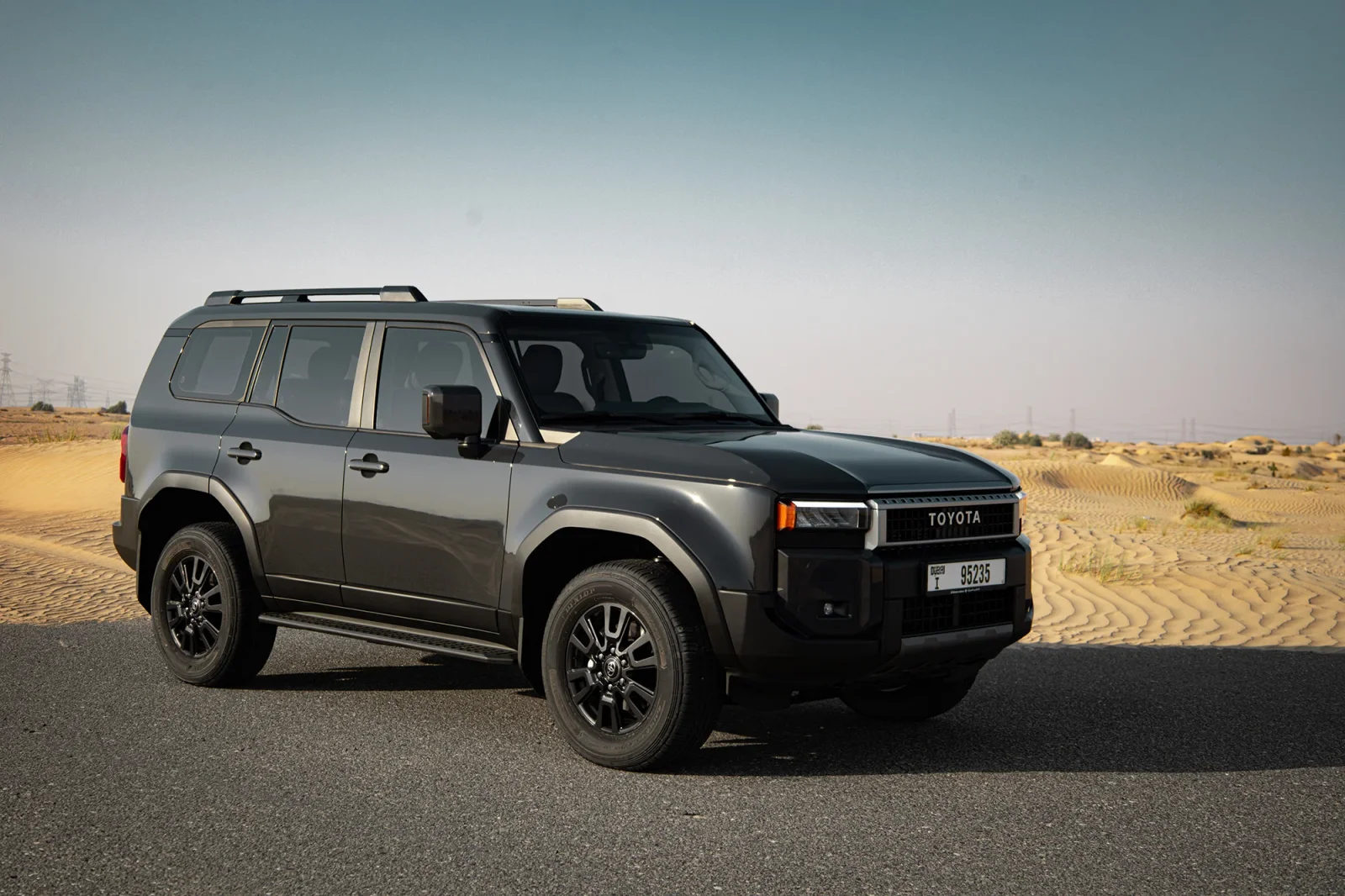 Rent Toyota Land Cruiser Prado 250 Grey 2025 in Abu Dhabi - 2 