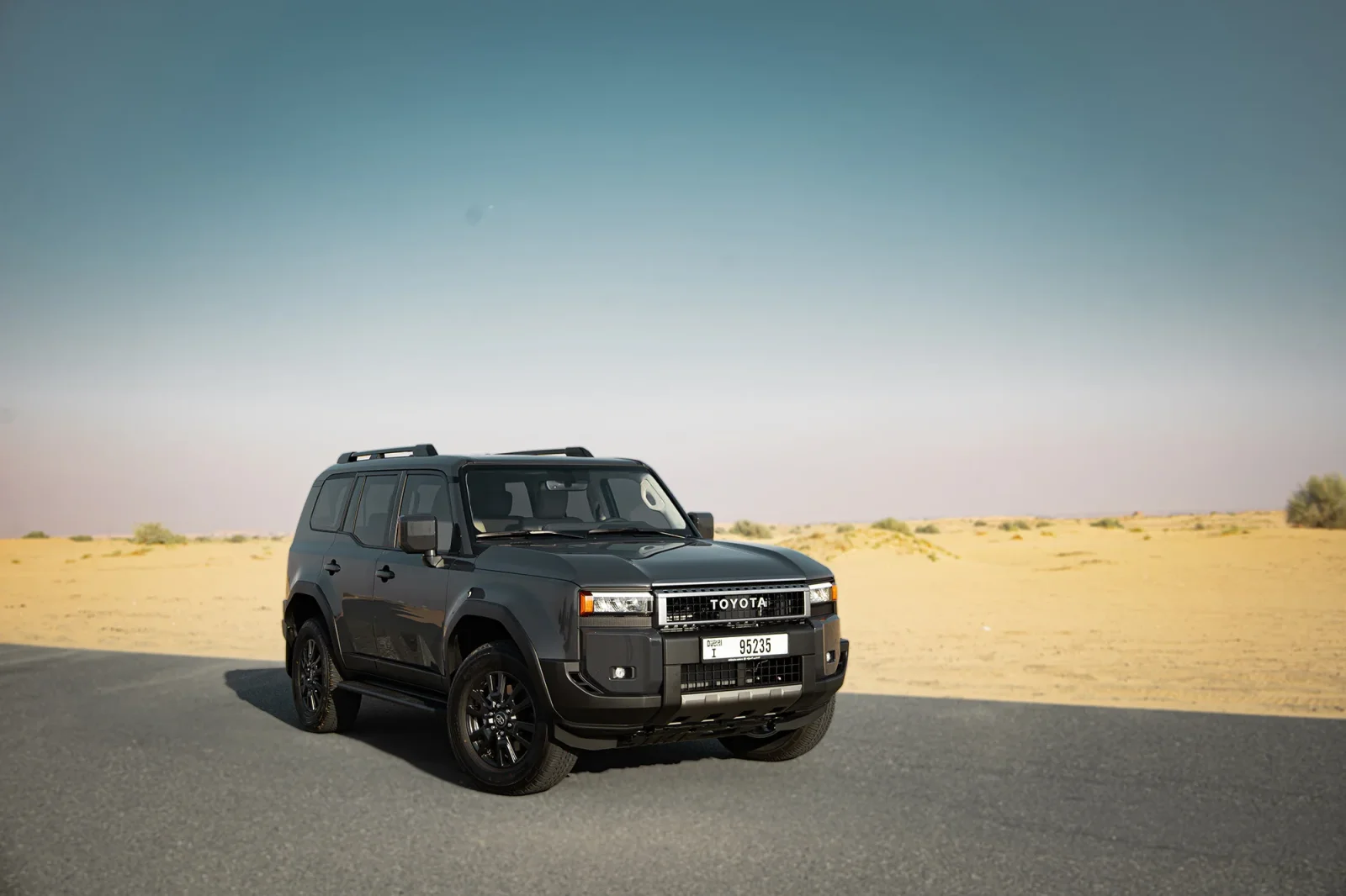 Rent Toyota Land Cruiser Prado 250 Grey 2025 in Abu Dhabi - 10 