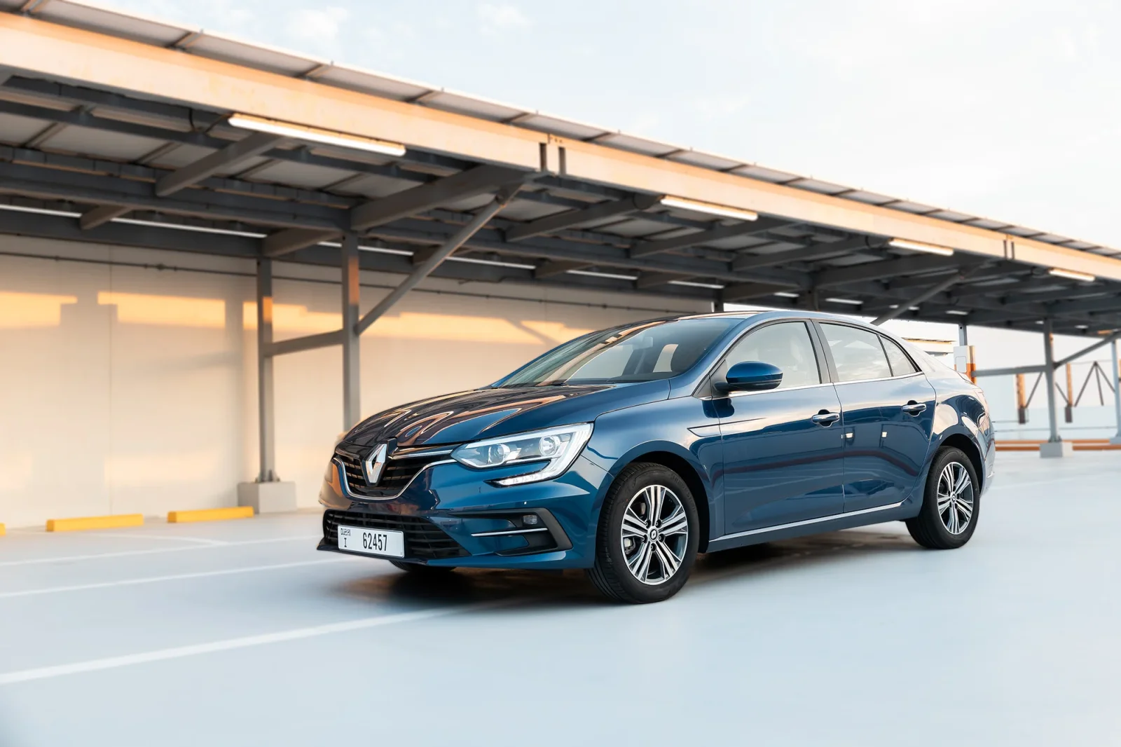 Rent Renault Megane  Blue 2025 in Abu Dhabi - 3 
