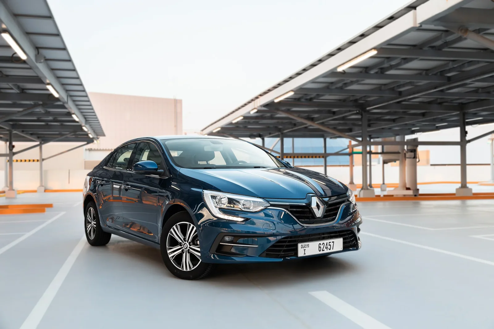 Rent Renault Megane  Blue 2025 in Abu Dhabi - 2 
