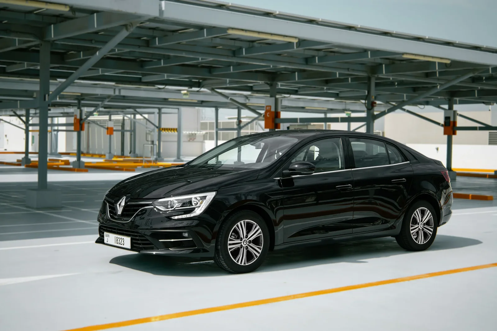 Rent Renault Megane  Black 2025 in Abu Dhabi