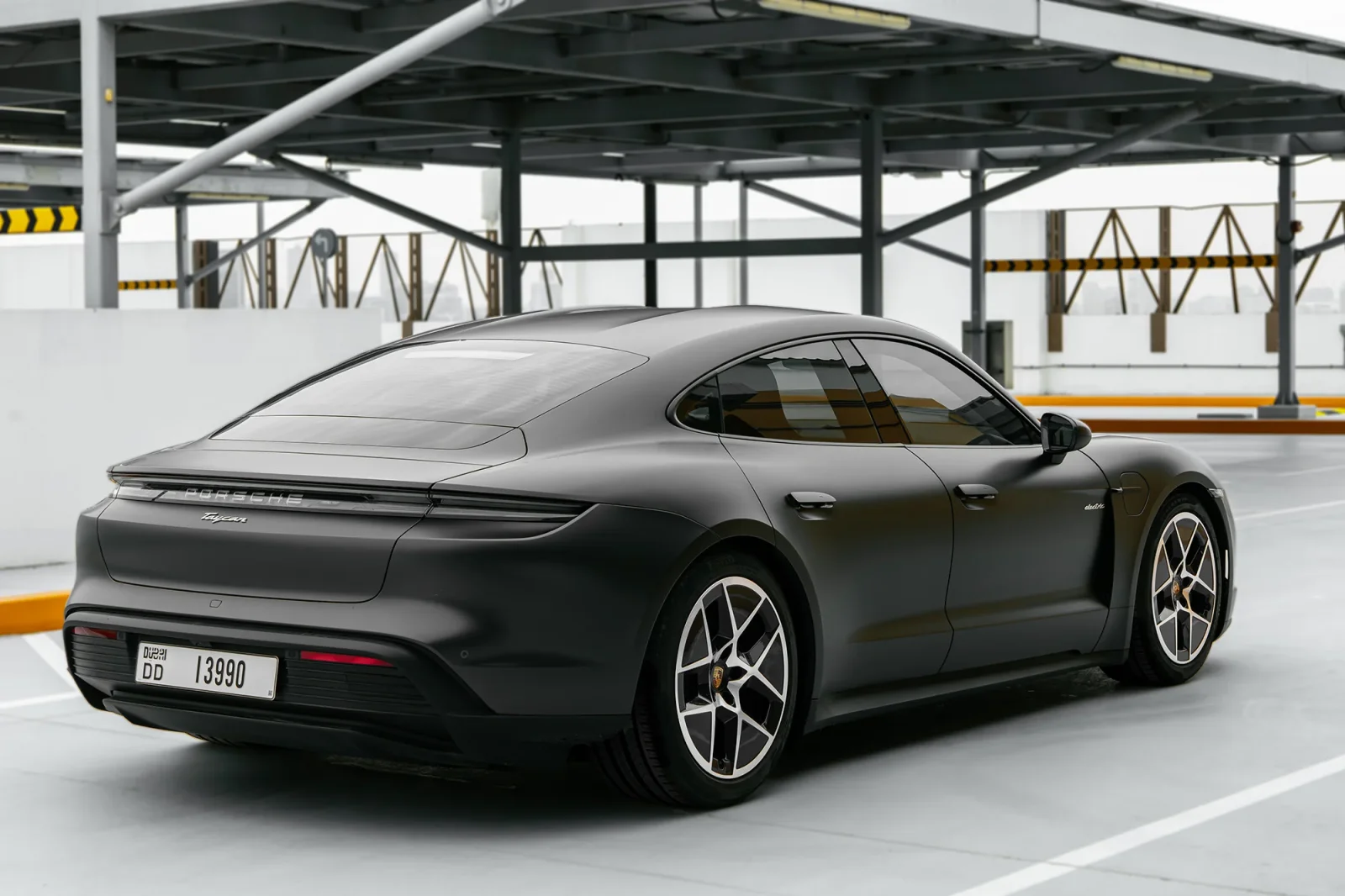 Rent Porsche Taycan  Grey 2025 in Abu Dhabi - 13 