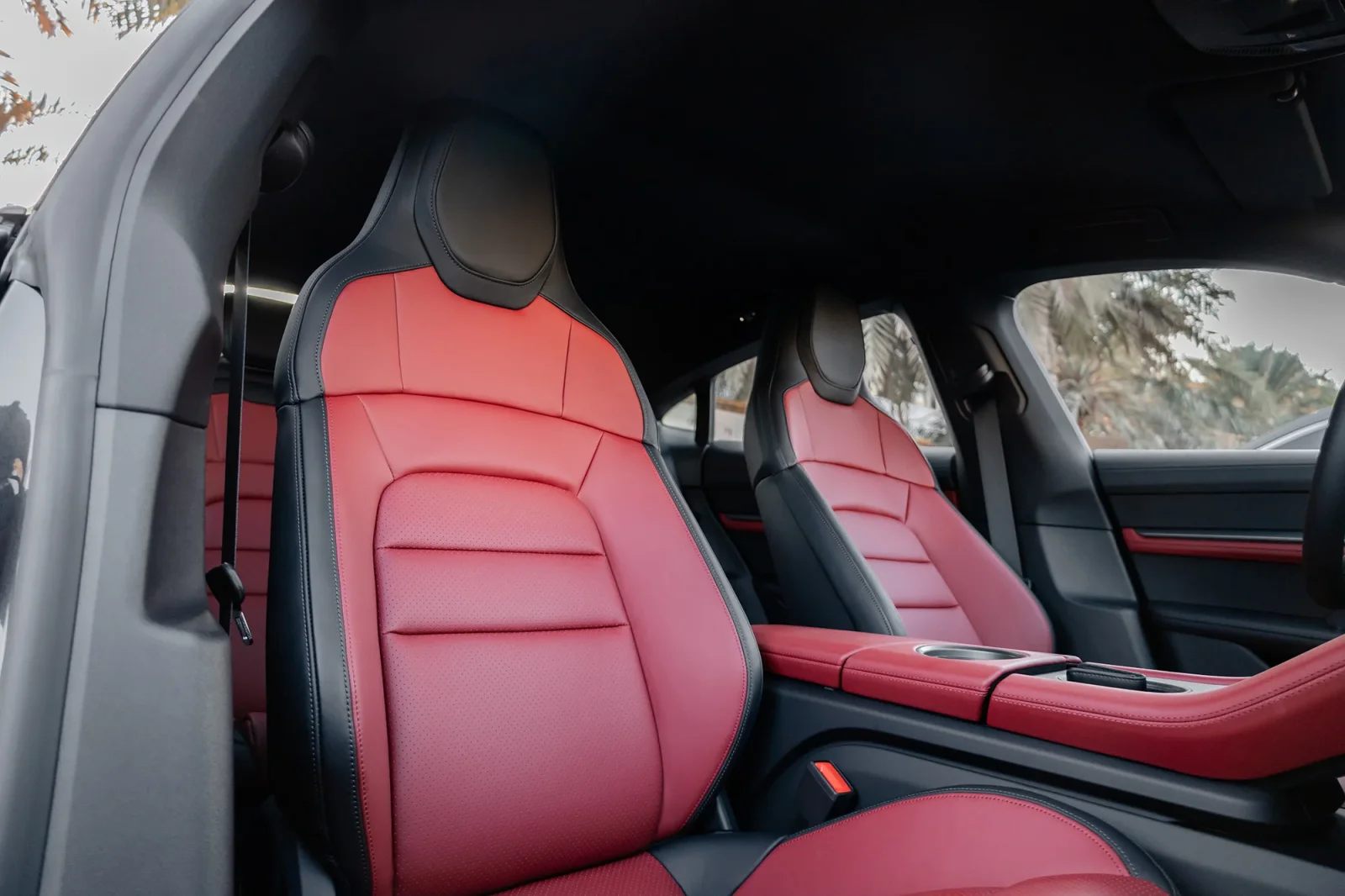 Rent Porsche Taycan  Grey 2025 in Abu Dhabi - 5 