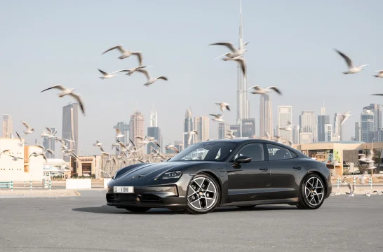 Porsche Taycan Grey 2025