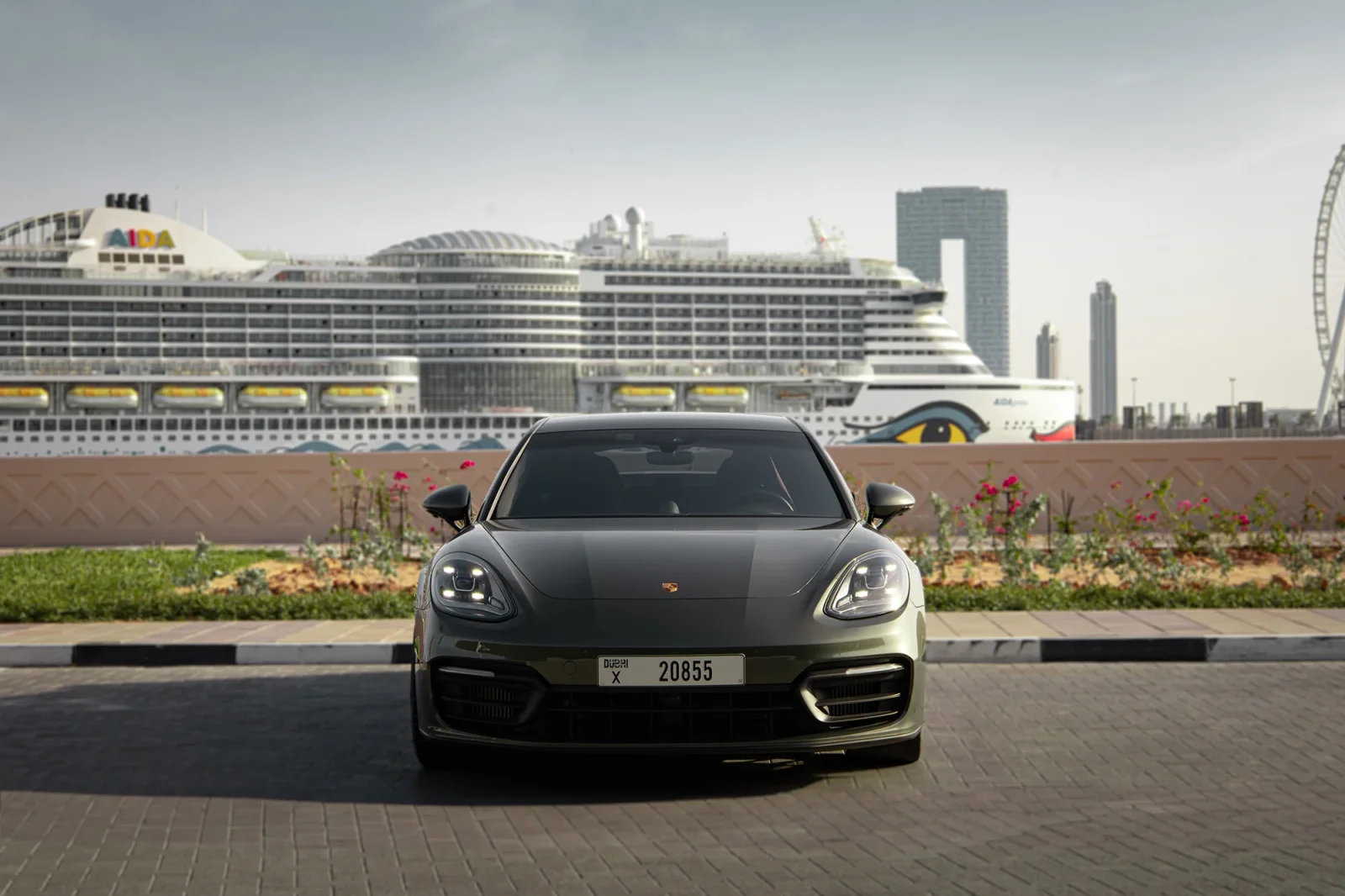 Rent Porsche Panamera  Grey 2023 in Abu Dhabi - 2 