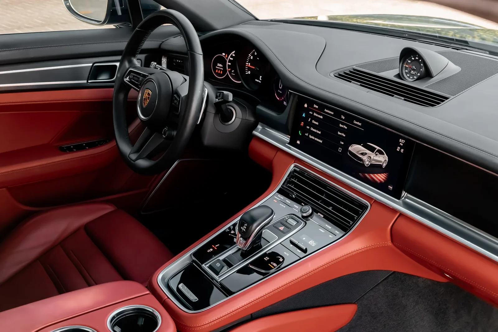 Rent Porsche Panamera  Grey 2023 in Abu Dhabi - 11 