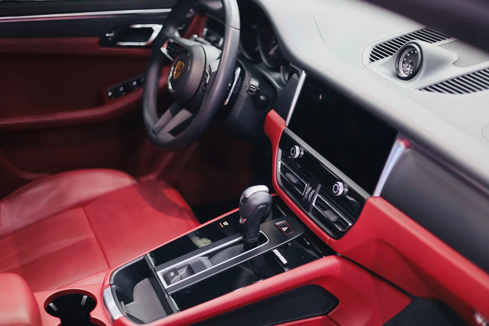 Rent Porsche Macan  Red 2023 in Abu Dhabi - 3 