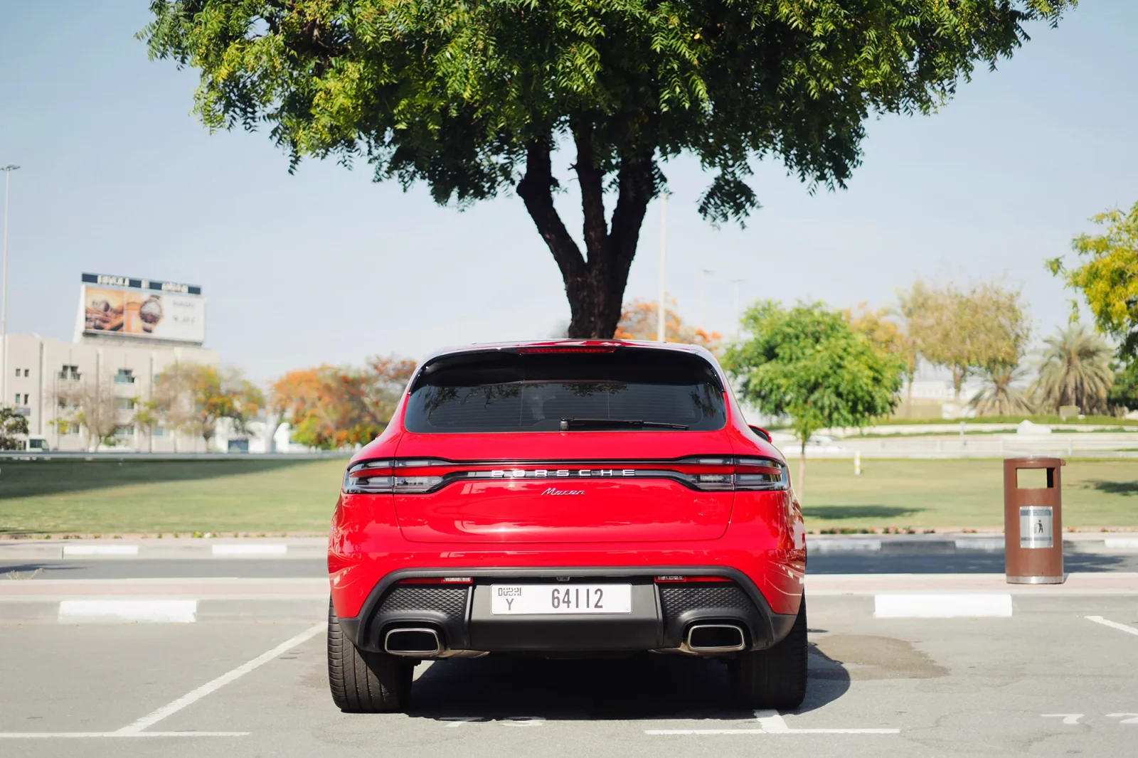 Rent Porsche Macan  Red 2023 in Abu Dhabi - 13 