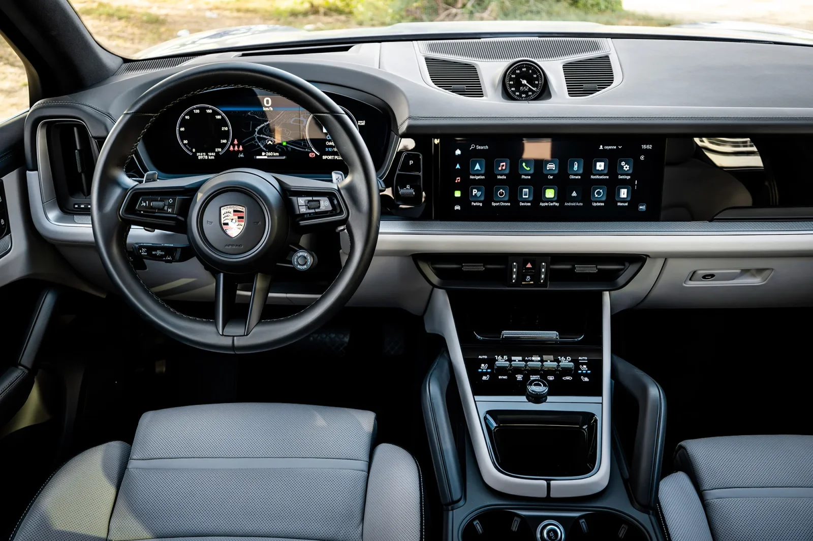 Rent Porsche Cayenne  Grey 2024 in Abu Dhabi - 3 