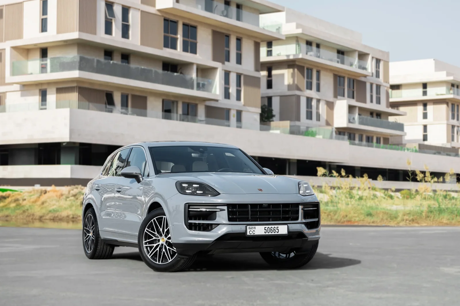 Rent Porsche Cayenne  Grey 2024 in Abu Dhabi