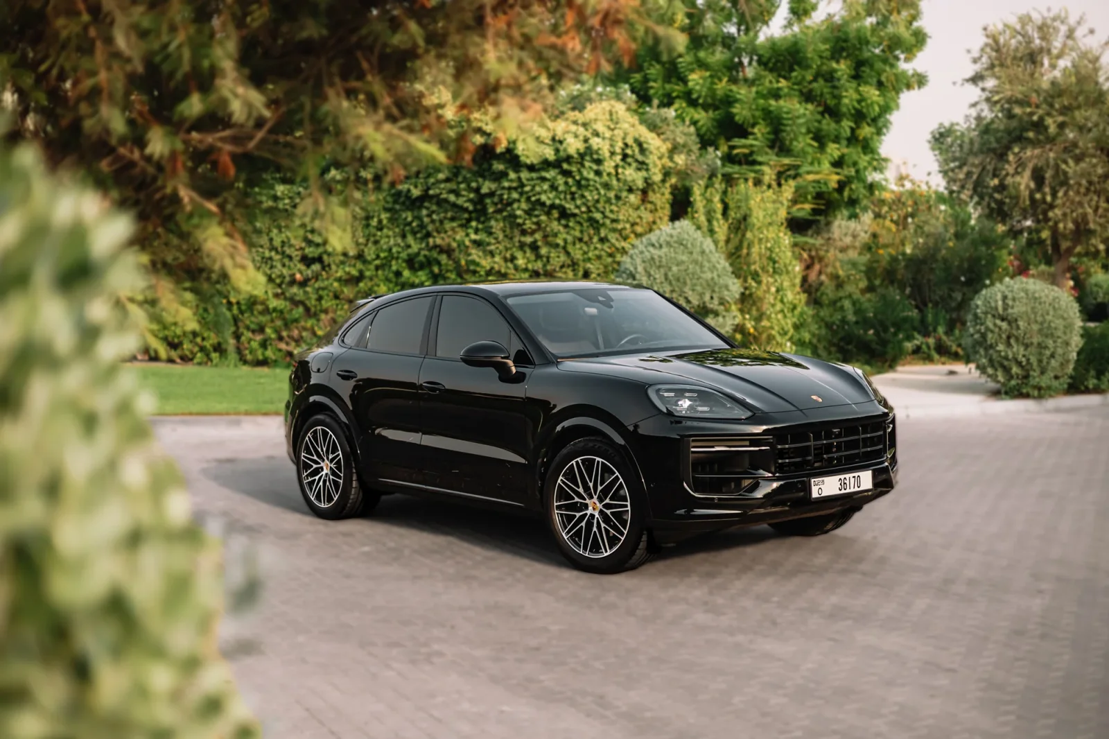 Rent Porsche Cayenne Coupe  Black 2024 in Abu Dhabi - 7 