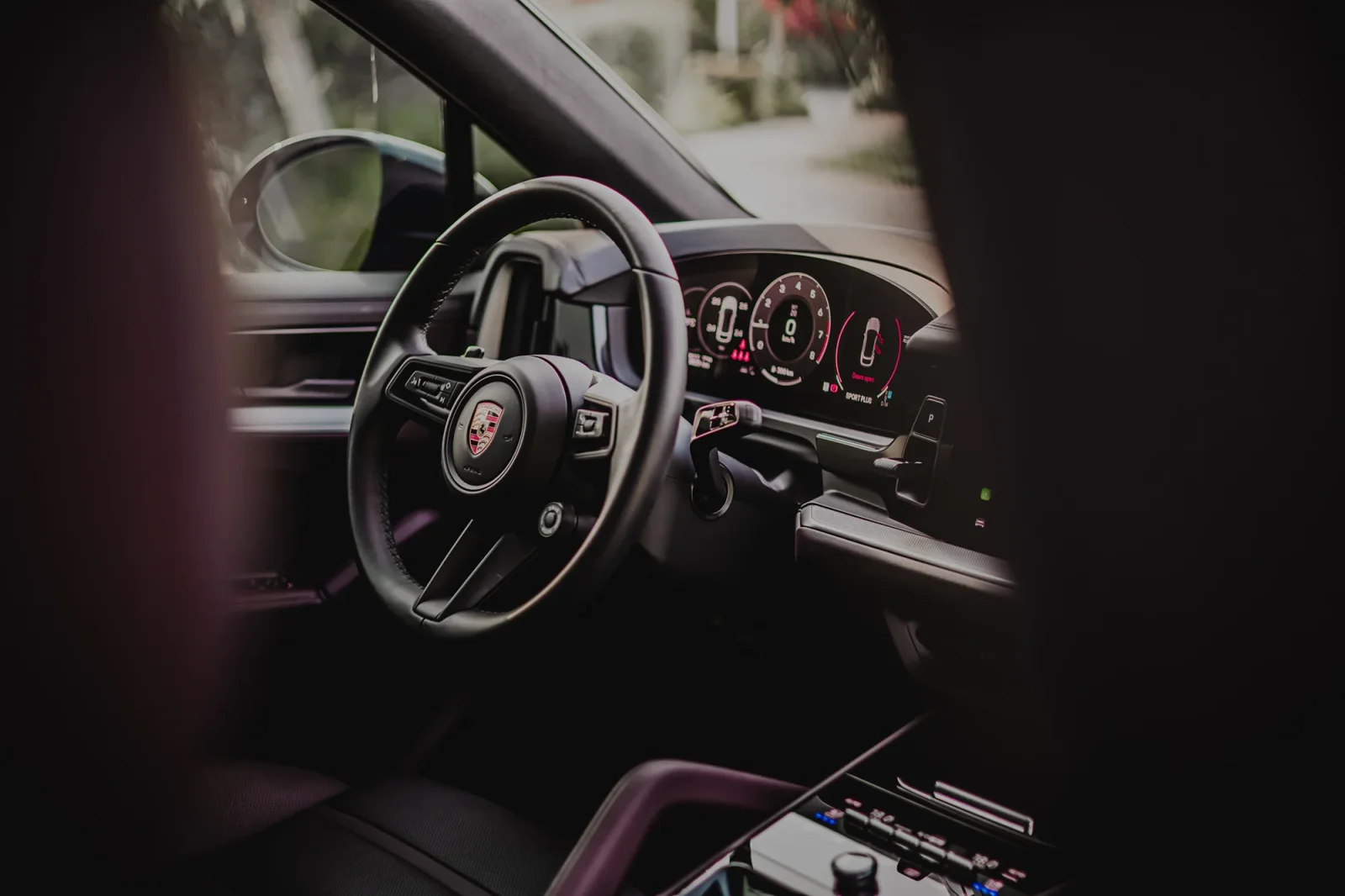 Rent Porsche Cayenne Coupe  Black 2024 in Abu Dhabi - 3 