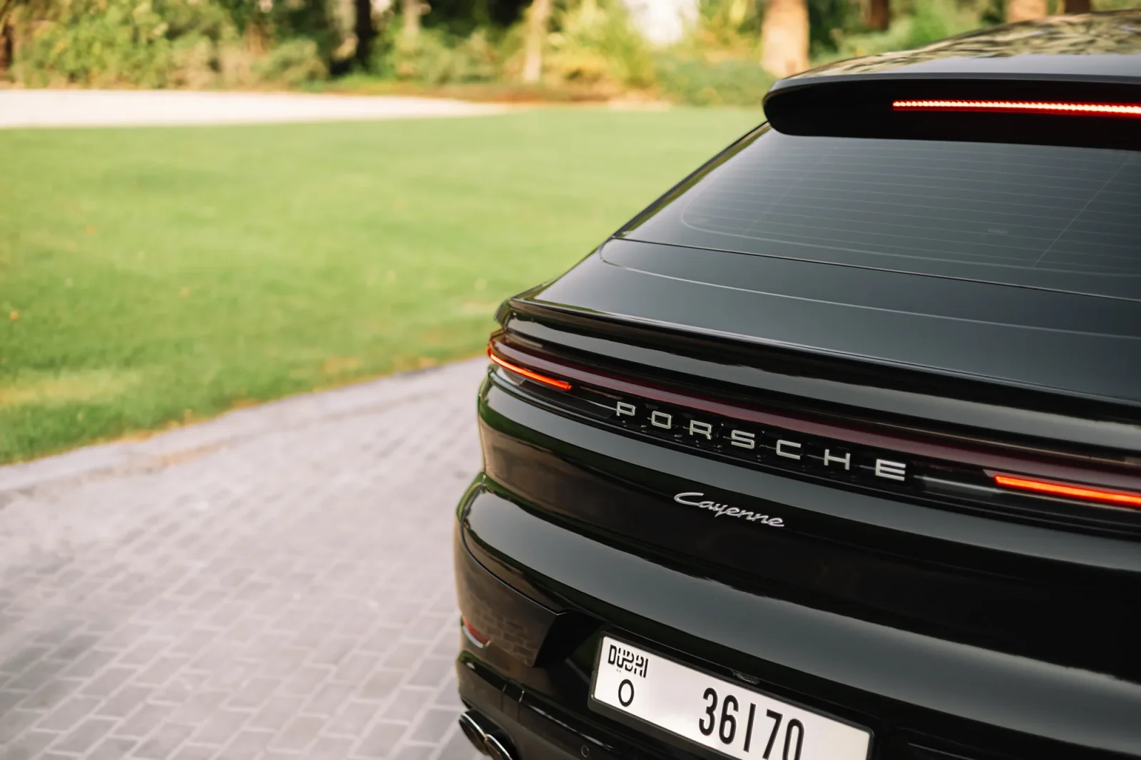 Rent Porsche Cayenne Coupe  Black 2024 in Abu Dhabi - 12 