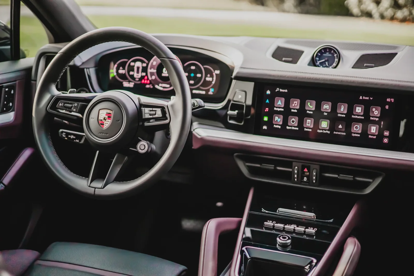 Rent Porsche Cayenne Coupe  Black 2024 in Abu Dhabi - 4 