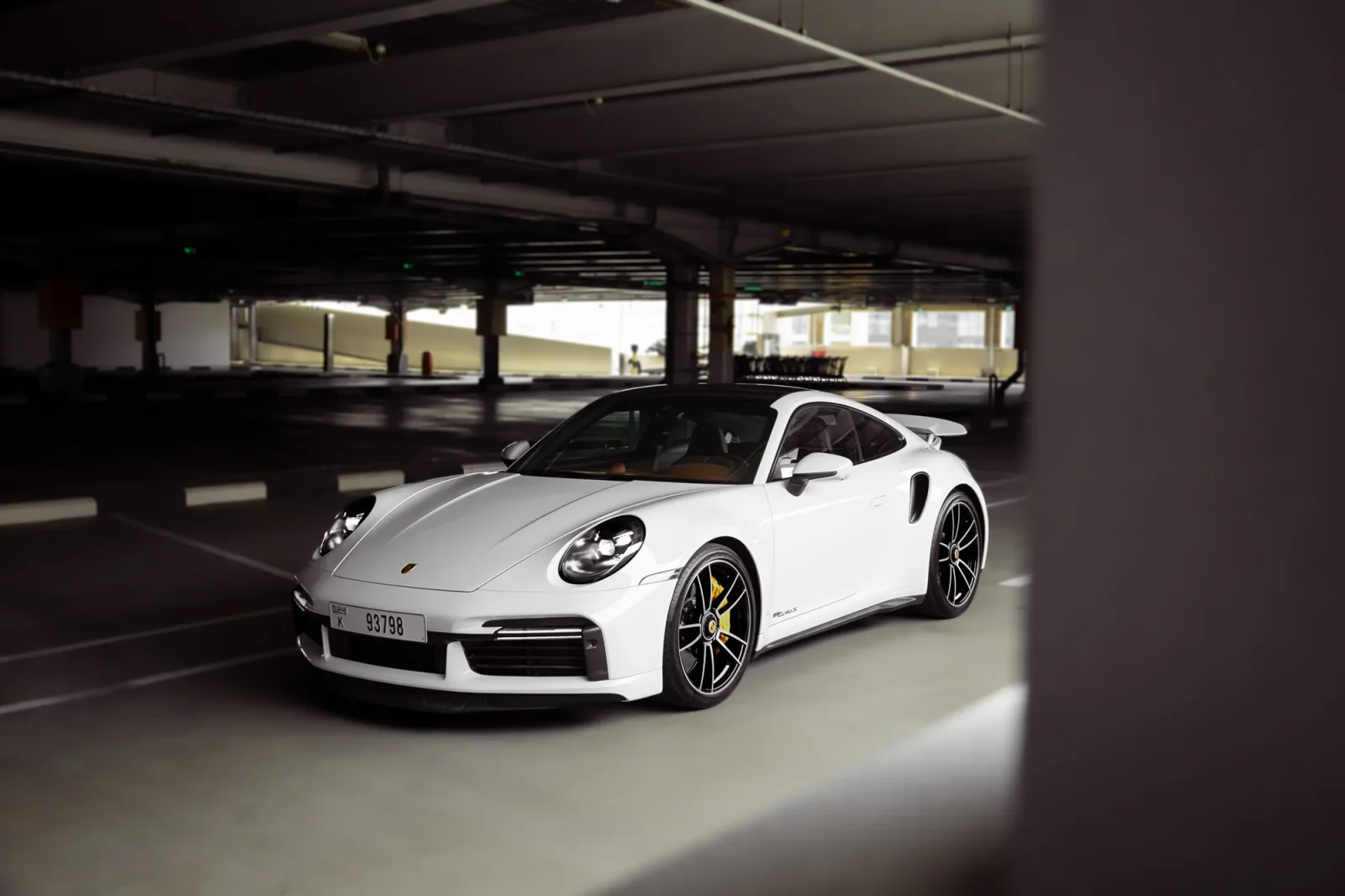 Rent Porsche 911 Turbo S White 2020 in Abu Dhabi